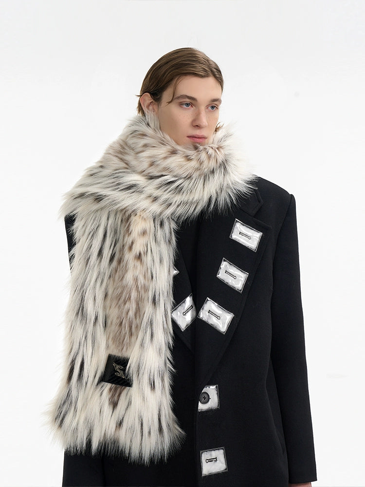 Fake Mink Fur Thick Winter Scarf