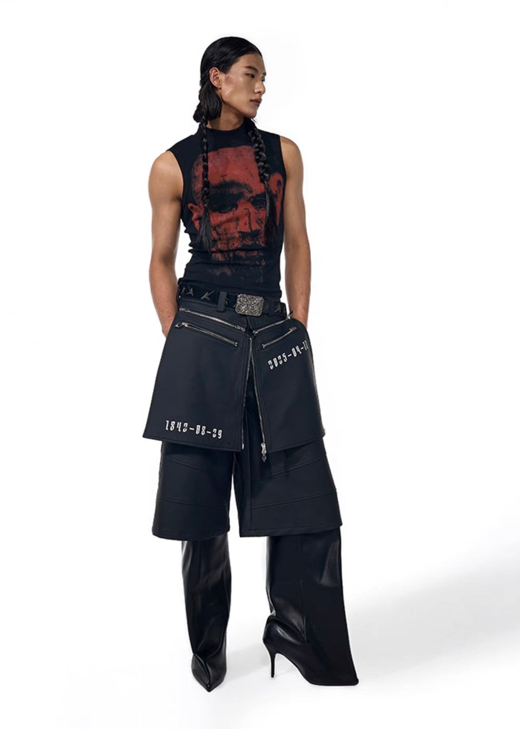 Graphic Print Sleeveless Tank Top