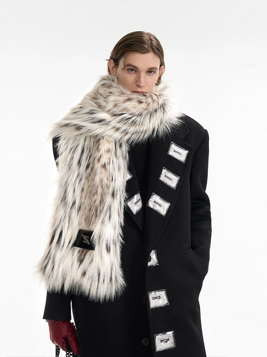 Fake Mink Fur Thick Winter Scarf