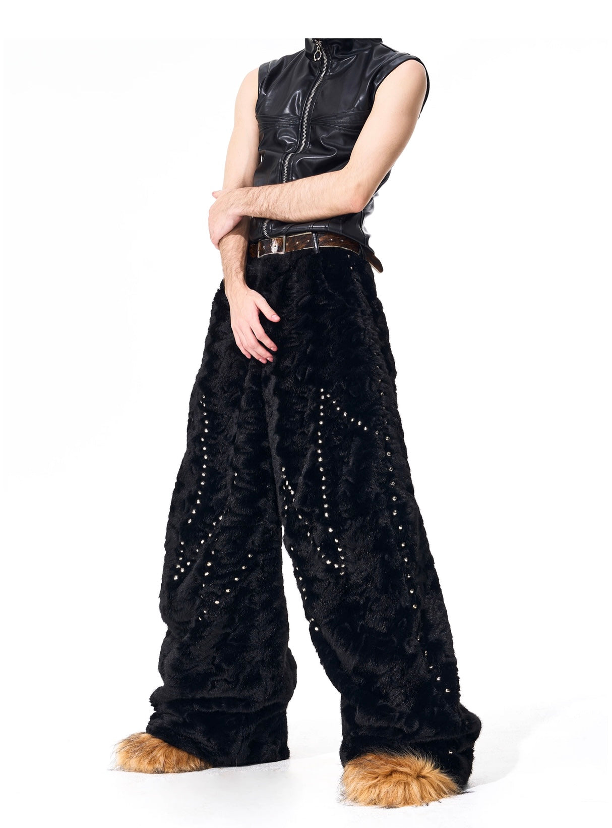 Heart Detail Fury Hooded Jacket And Pant