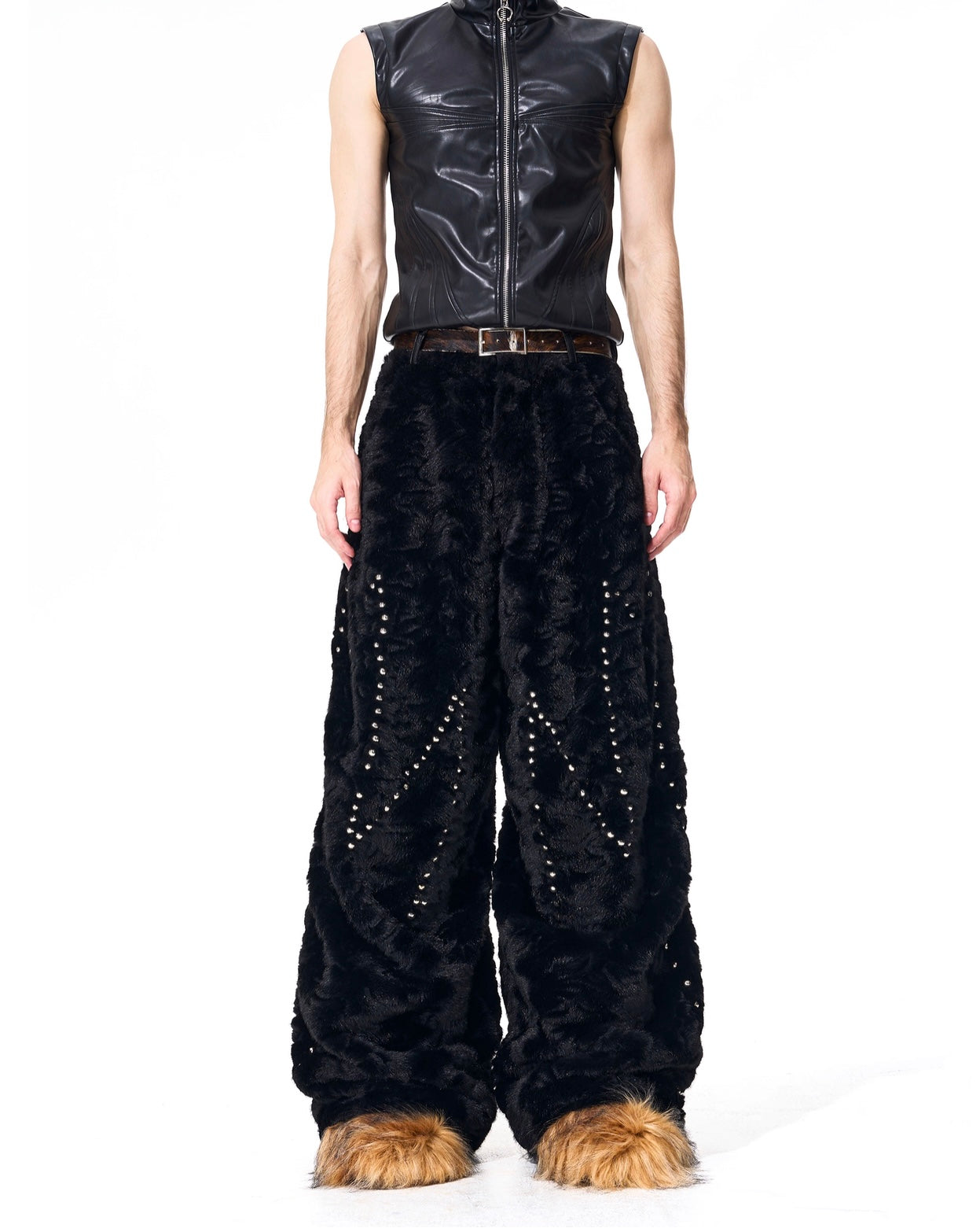 Heart Detail Fury Hooded Jacket And Pant