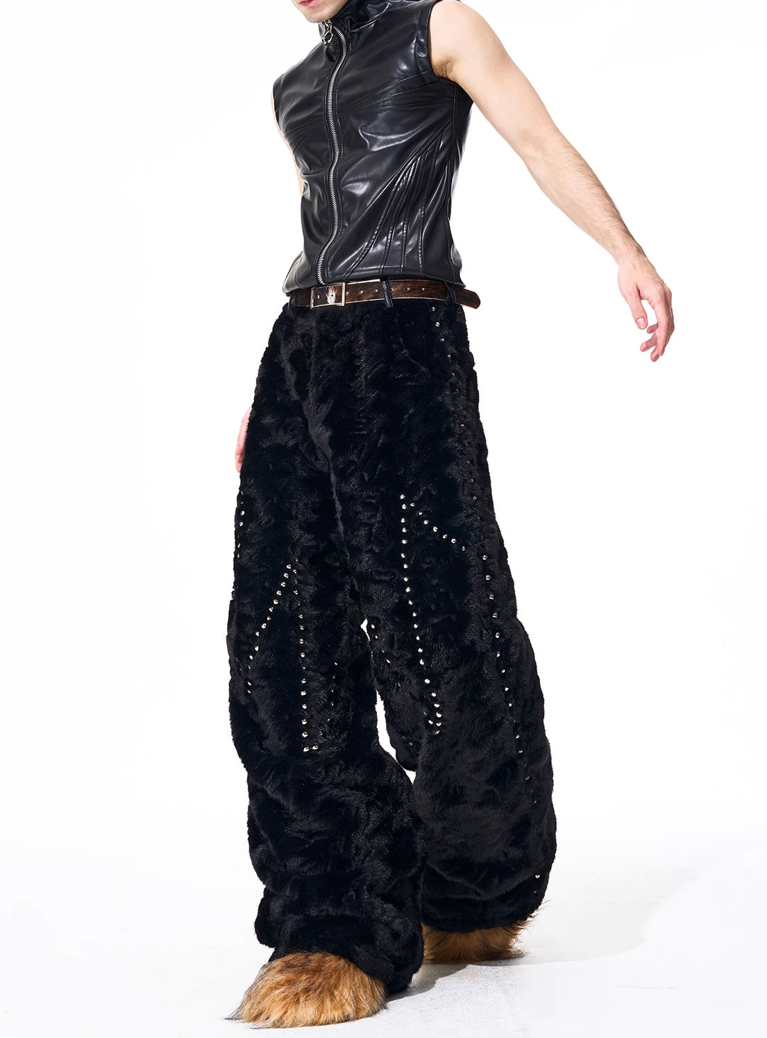 Heart Detail Fury Hooded Jacket And Pant