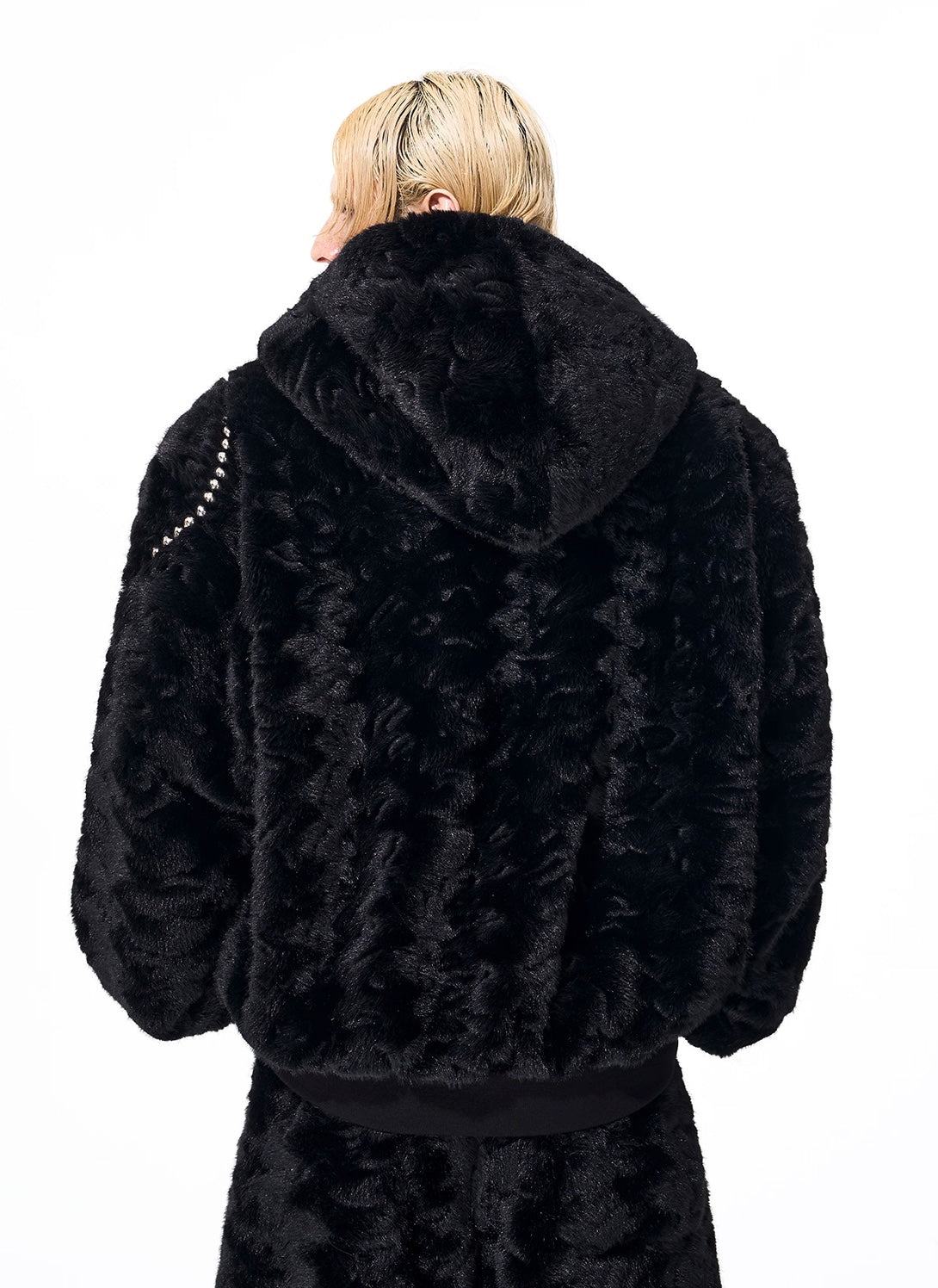 Heart Detail Fury Hooded Jacket And Pant