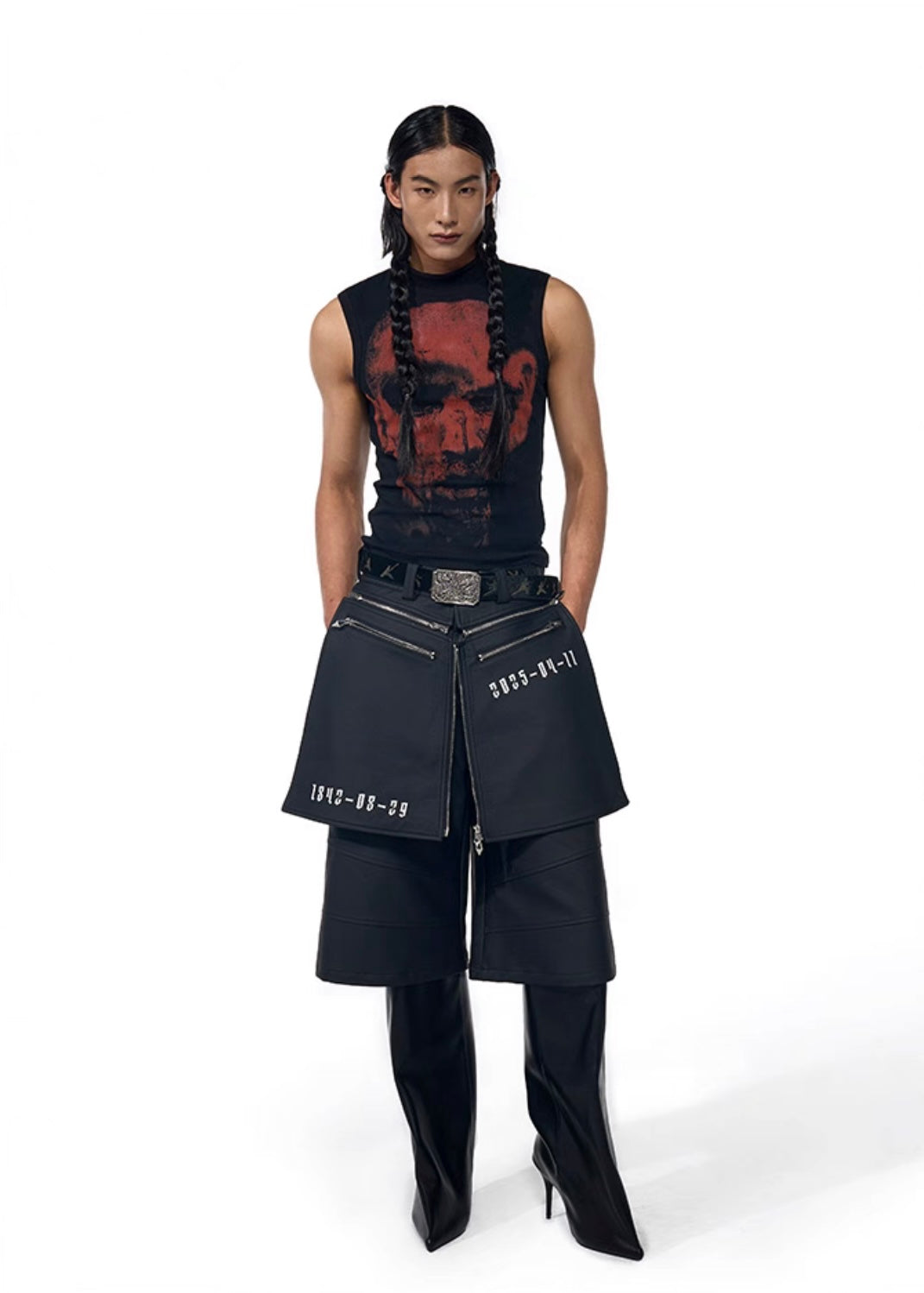 Graphic Print Sleeveless Tank Top