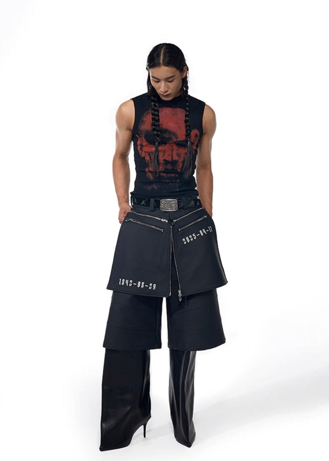 Graphic Print Sleeveless Tank Top